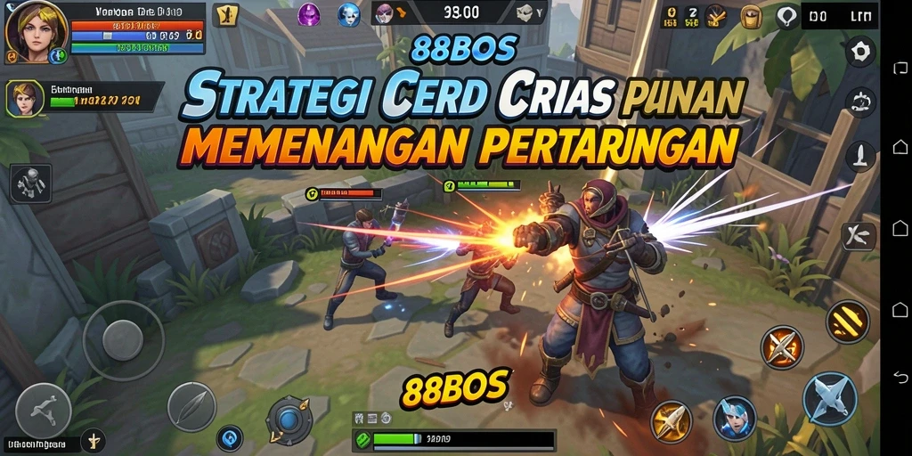 Tampilan gameplay penuh aksi dalam 88BOS yang menonjolkan strategi.
