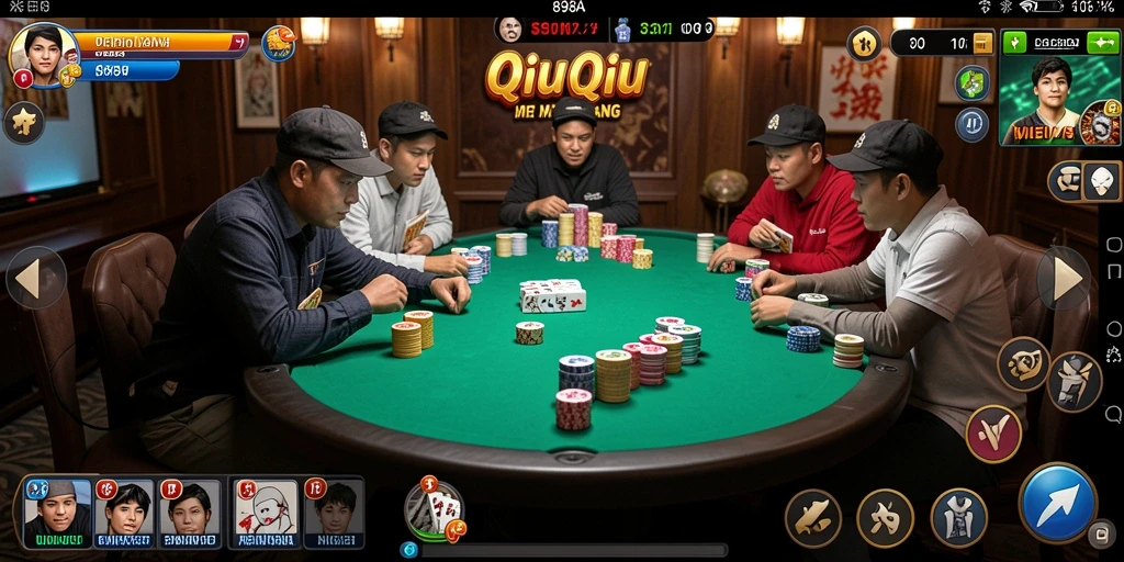 Screenshot gameplay QiuQiu yang seru dan menantang.
