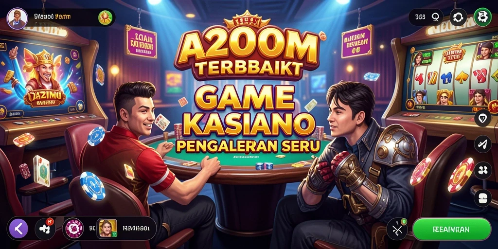 Tampilan menakjubkan dari gameplay A200M Kasino yang menghibur.