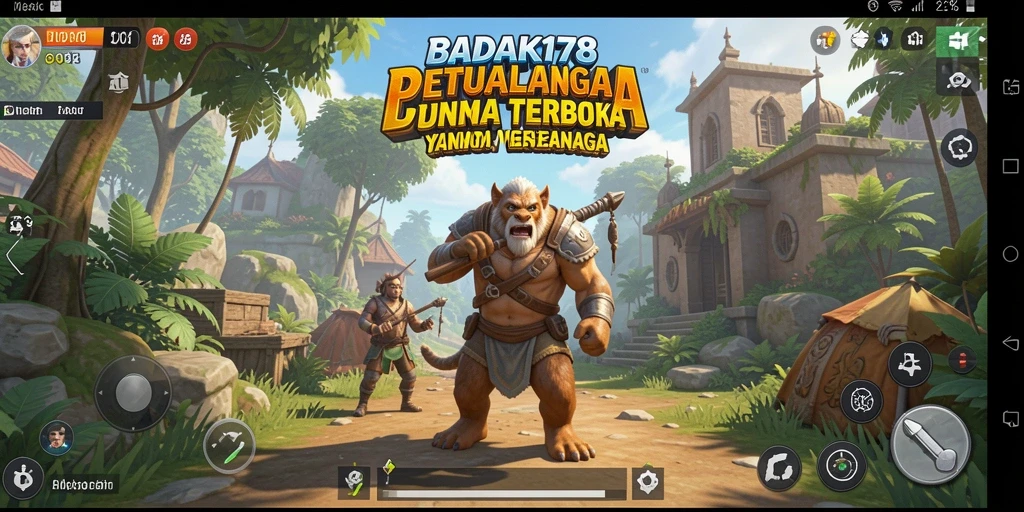 Screenshot gameplay BADAK178 yang menunjukkan eksplorasi dunia terbuka.
