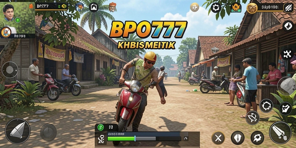 Tangkapan layar menunjukkan gameplay menarik BPO777 dengan karakter yang hidup.
