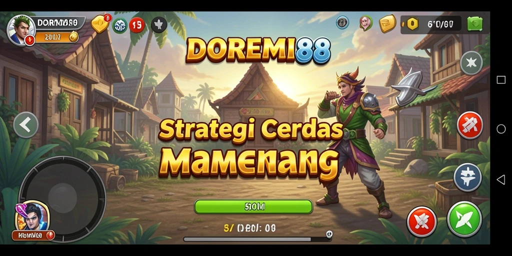 Tangkapan layar gameplay <strong>DOREMI88</strong> menunjukkan pertempuran strategi yang intens.