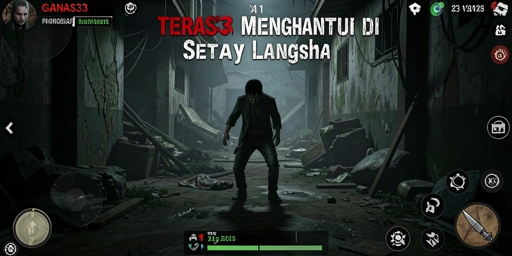Gameplay horor yang mencekam dan penuh misteri di GANAS33.