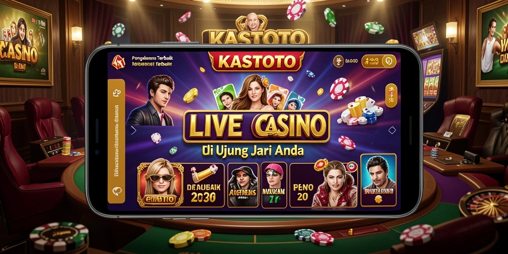 Tampilan gameplay Live Casino KASTOTO saat dimainkan.