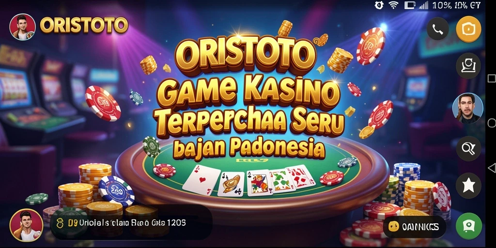 Gameplay Kasino di ORISTOTO yang seru dan menarik.