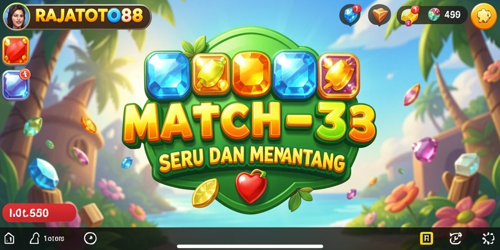 Tampilan gameplay seru dan menantang di RAJATOTO88.