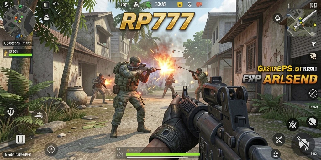 Gameplay mendebarkan dari RP777, action FPS seru dan menantang.
