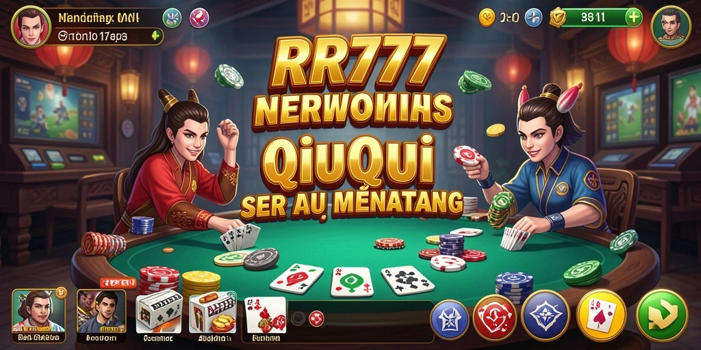 Tampilan gameplay QiuQiu yang menarik dan menantang.