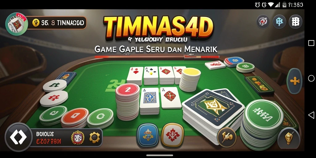 Gameplay seru Gaple di TIMNAS4D yang menyenangkan.